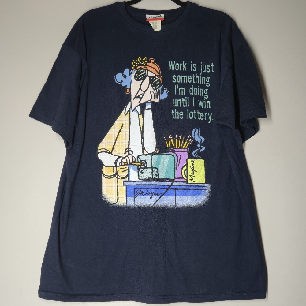 Vintage Maxine Cartoon Parody Tee Size XL Jerry Leigh Graphic Y2K 2000s